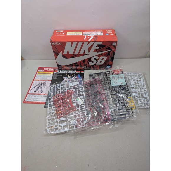 Nike Other - New Bandai Gundam Nike SB Unicorn Destroy Mode 1/144 HG Model Kit *Read